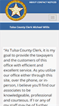 Mobile Screenshot of countyclerk.tulsacounty.org